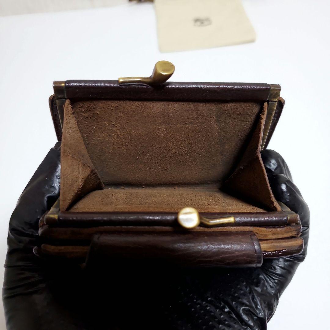 正規品　IL BISONTE　イルビゾンテ　二つ折り財布　ブラウン　良品フラップ