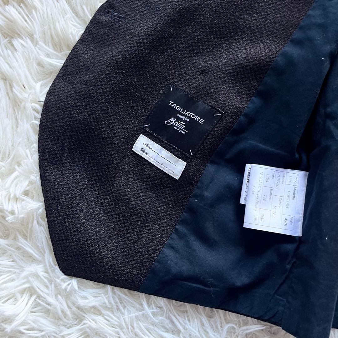 <美品タグ付>TAGLIATORE ブラウン ウール ダブル ジレ サイズ42 美品タグ付>TAGLIATORE ブラウン ウール ダブル ジレ サイズ42 - メルカリ