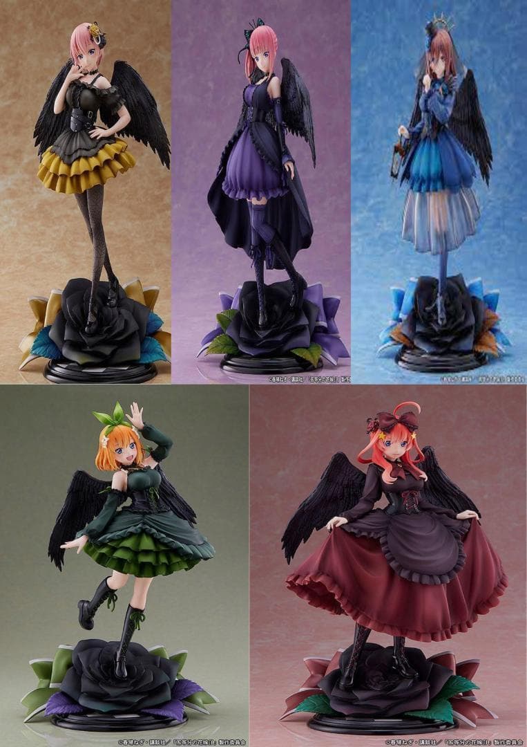 五等分の花嫁堕天使フィギュアセット