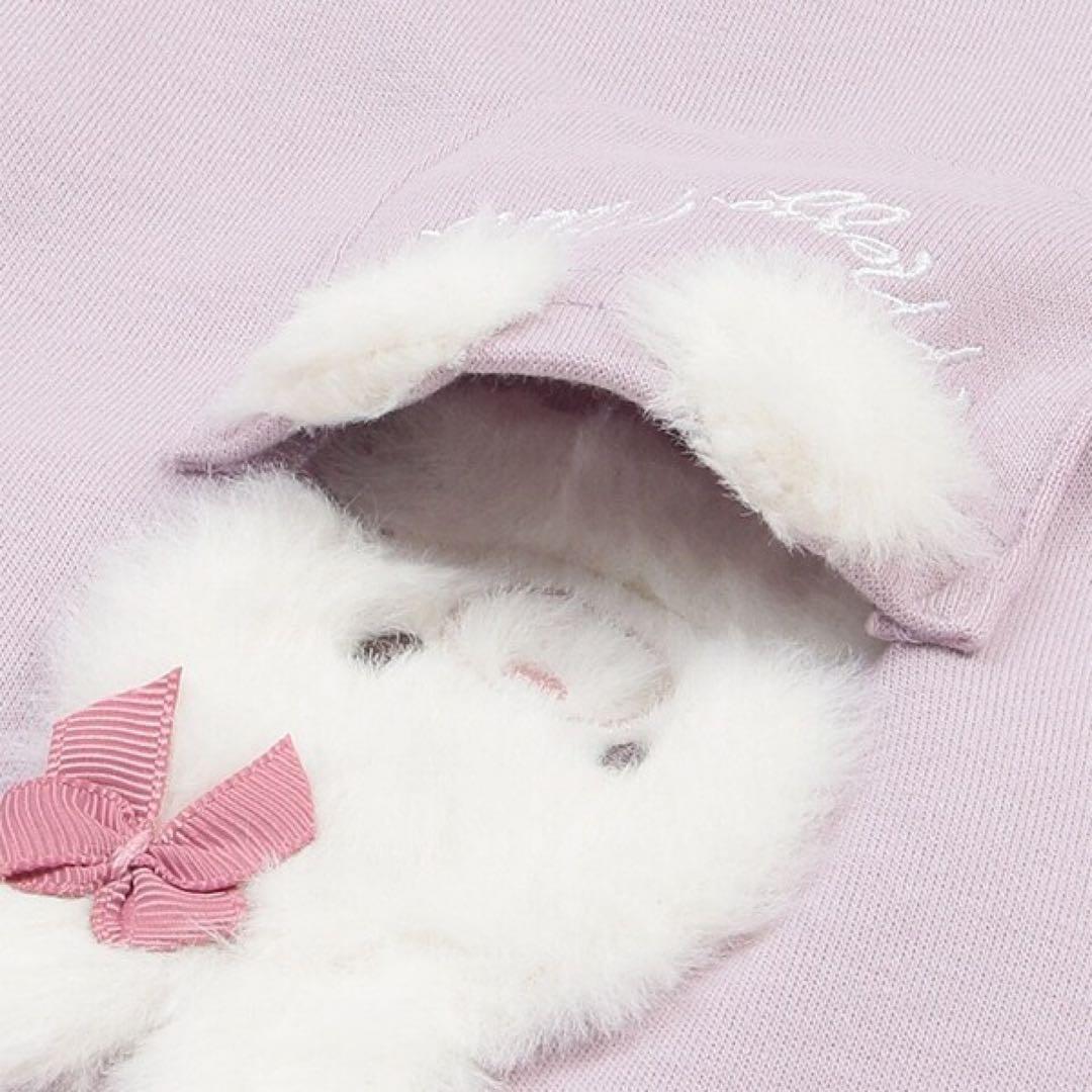 メゾピアノ 短丈セーラープルオーバー＆長袖プチハイネック スカパンセット120