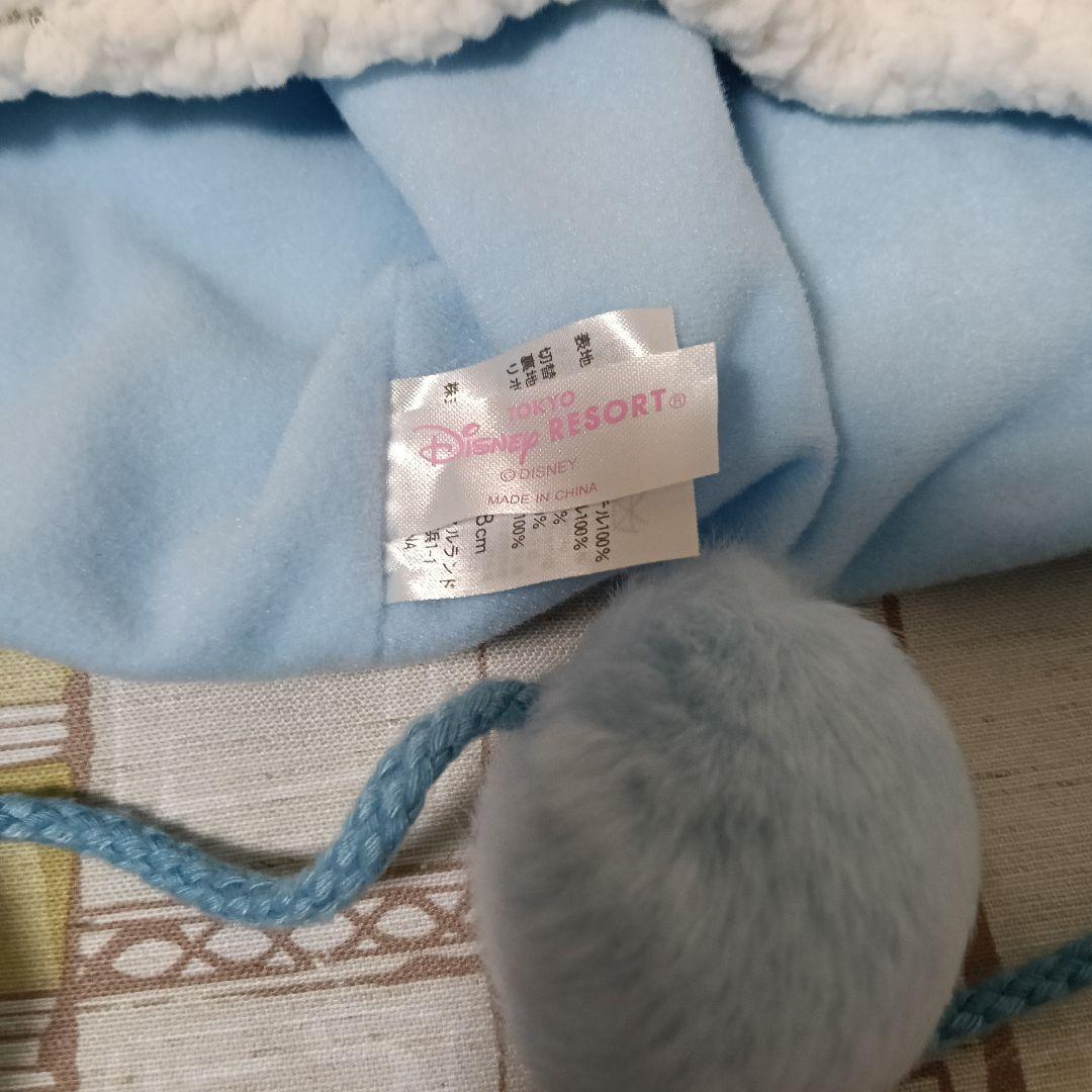 ディズニー 水色 ブルー ビーズ ミニー ファンキャップ