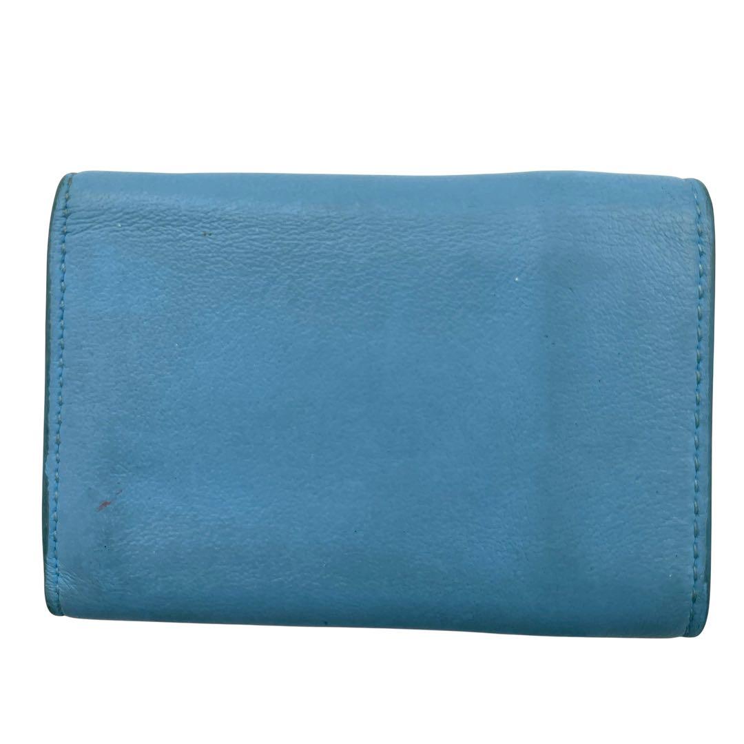 COACH コーチ 折り財布 ケリーグリーン 緑色 三つ折り財布 ミニ