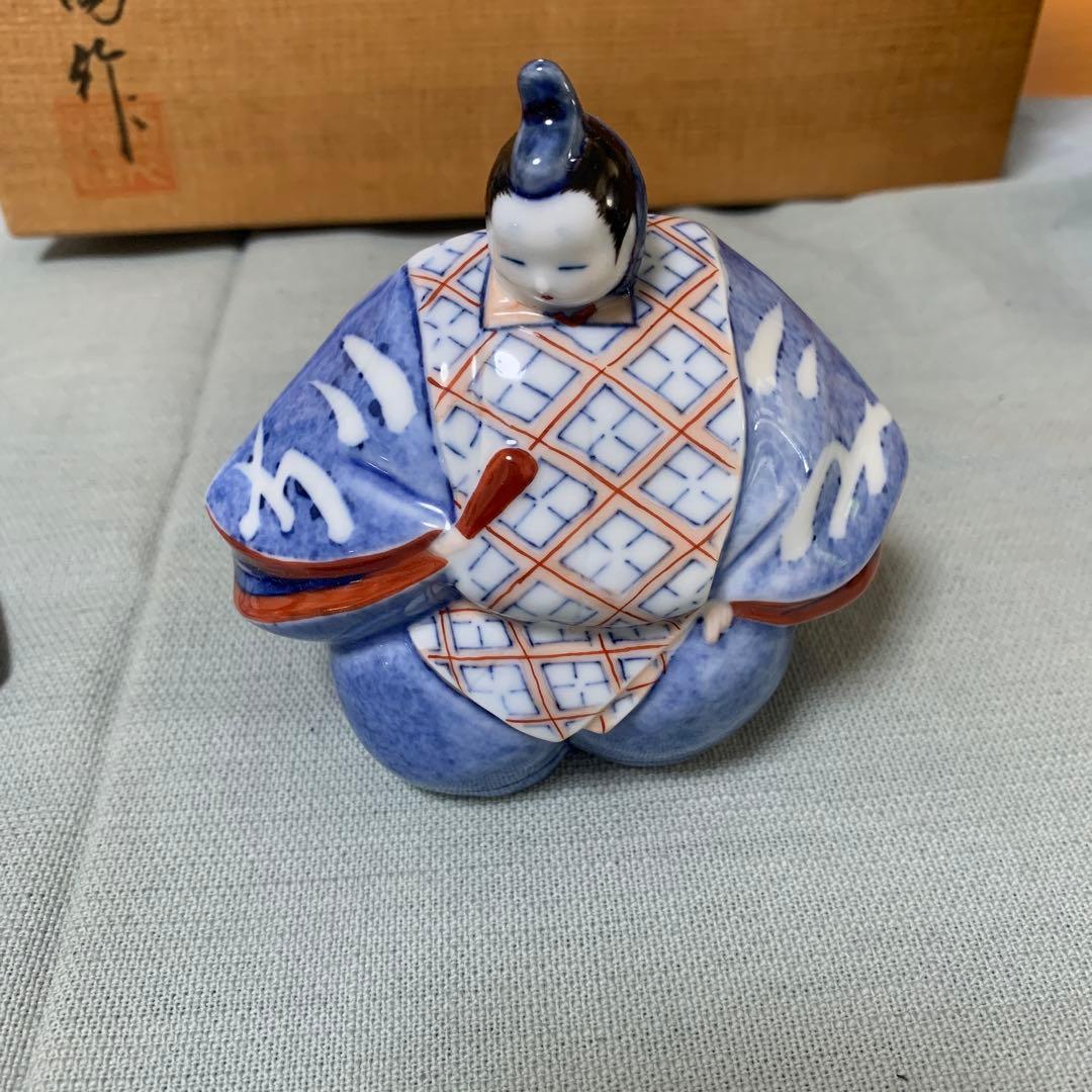 畑萬作　雛人形　置物