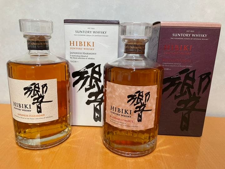 新品　サントリー 響　ジャパニーズハーモニー・ブレンダーズチョイス　2本セット 響 ブレンダーズチョイス 700ml 専用カートン付き 3本セット : 株式