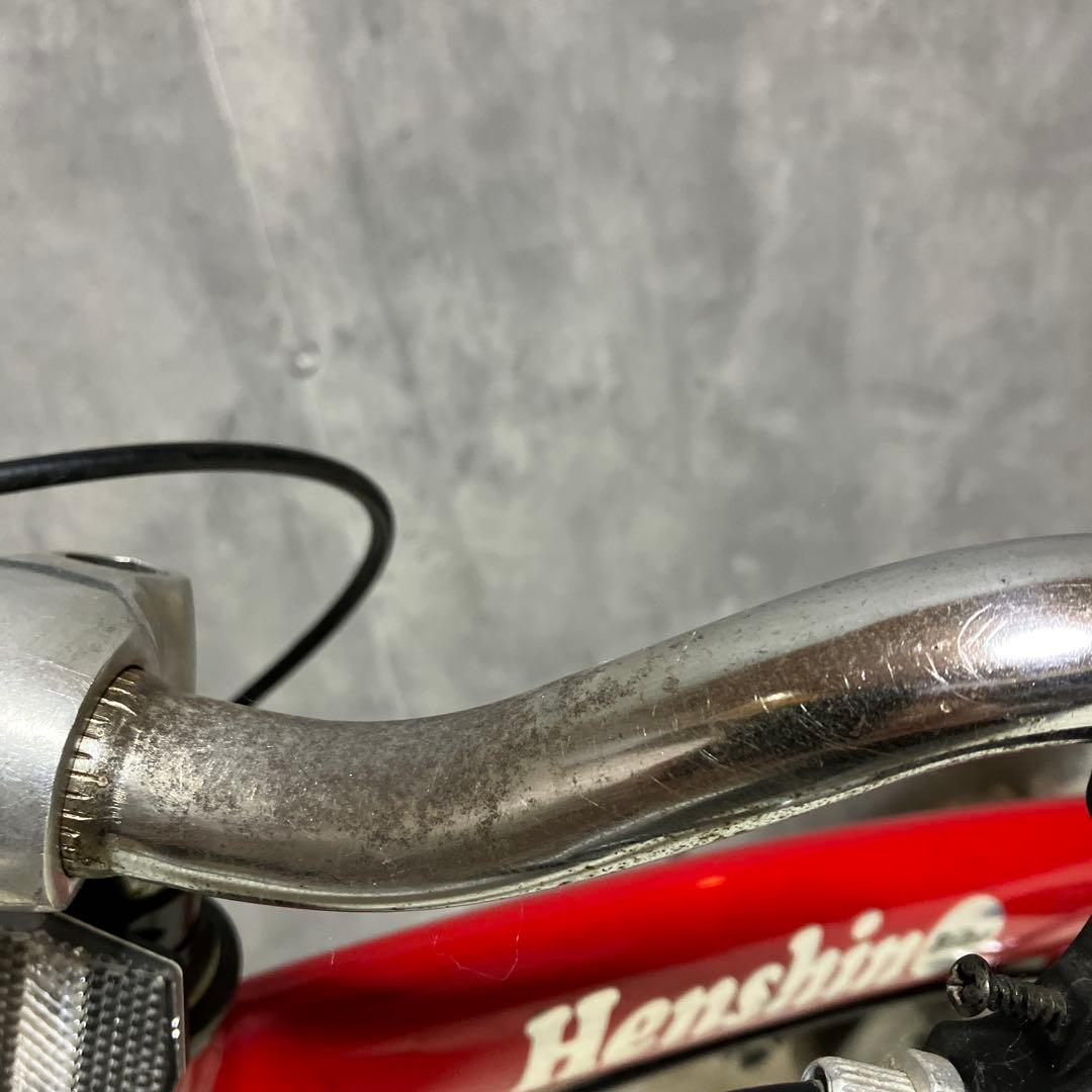 【美品】へんしんバイク　14インチ X14 赤 スタンド付き