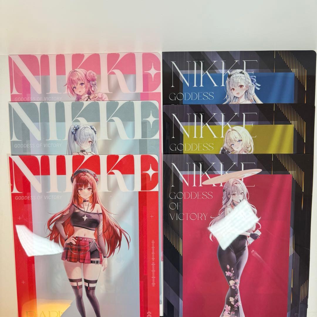 NIKKEニケ×ローソン オリジナルクリアファイル全6種コンプセット 勝利