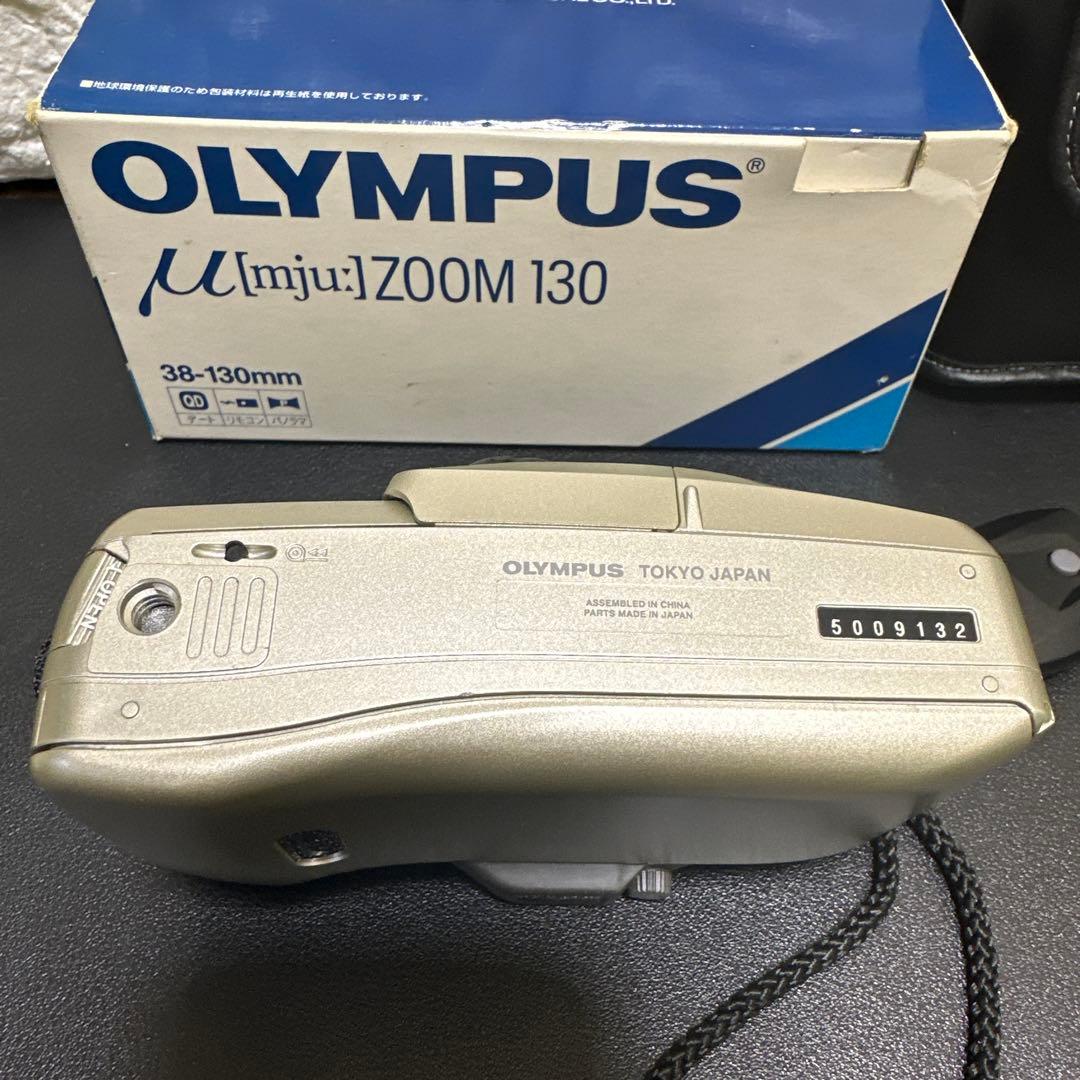 美品 OLYMPUS μ[mju:] ZOOM 130 動作確認済 元箱箱付き