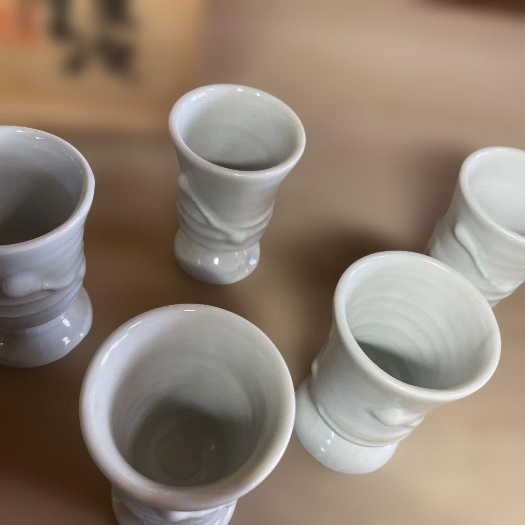 上田恒次 白磁高杯 共箱 - メルカリ