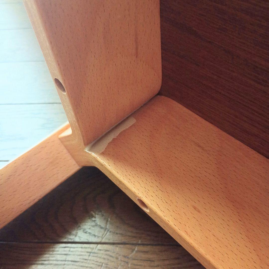 【アンデス倉庫】グッドデザイン賞【天童木工】ブックテーブル木製机/USED