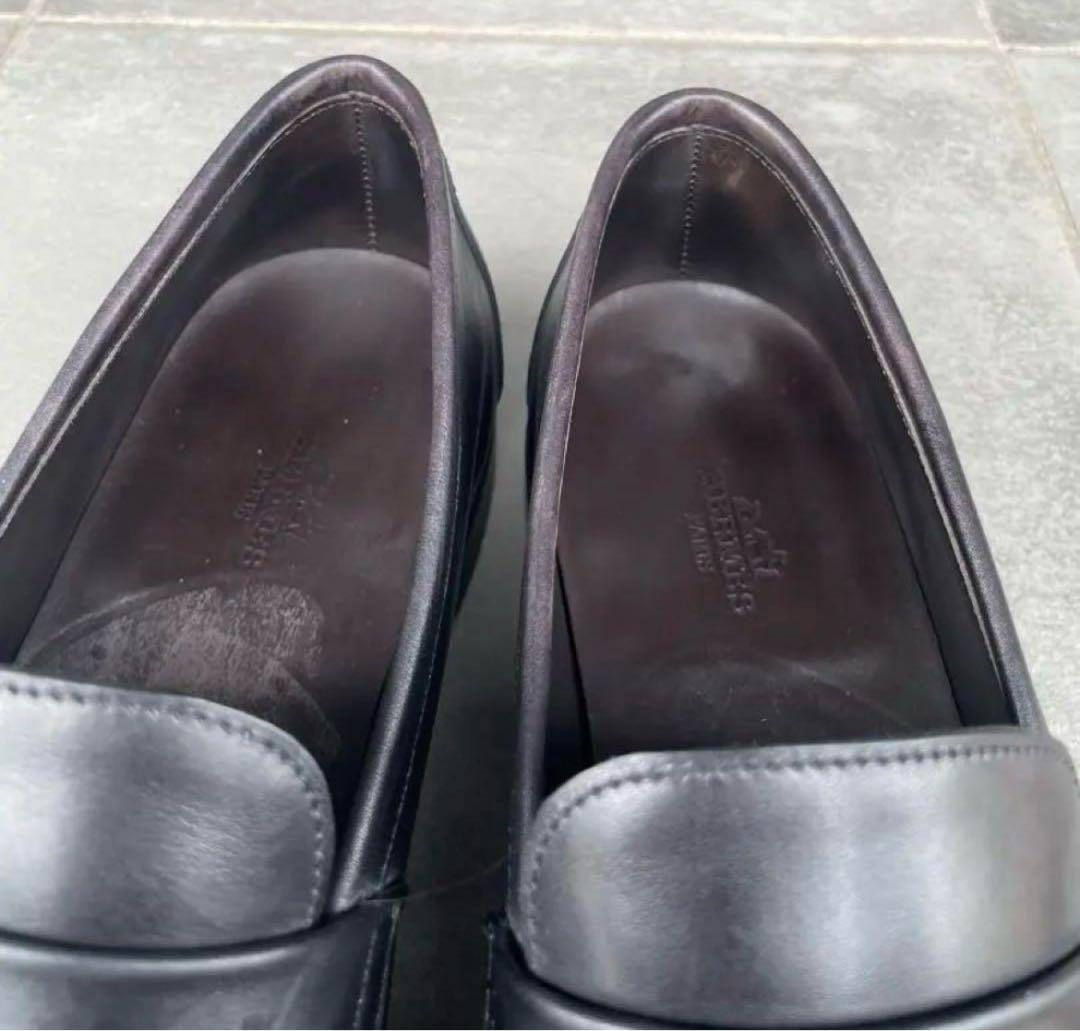 売り切り！HERMES john lobb製　ドレス　ローファー　7