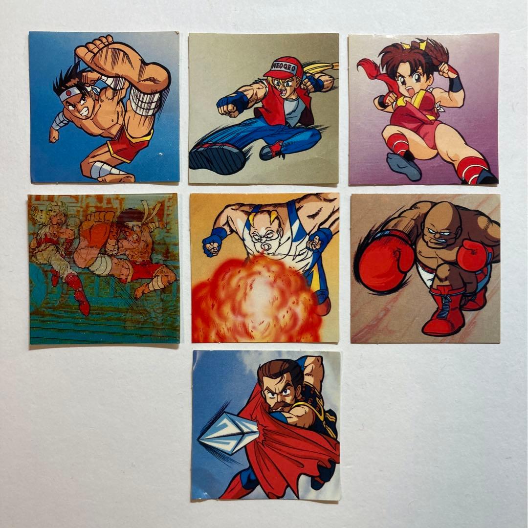 餓狼伝説 スペシャル 3Dカード カバヤ シール 不知火舞 アンディVS