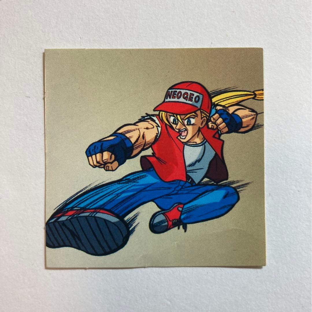 餓狼伝説 スペシャル 3Dカード カバヤ シール 不知火舞 アンディVS