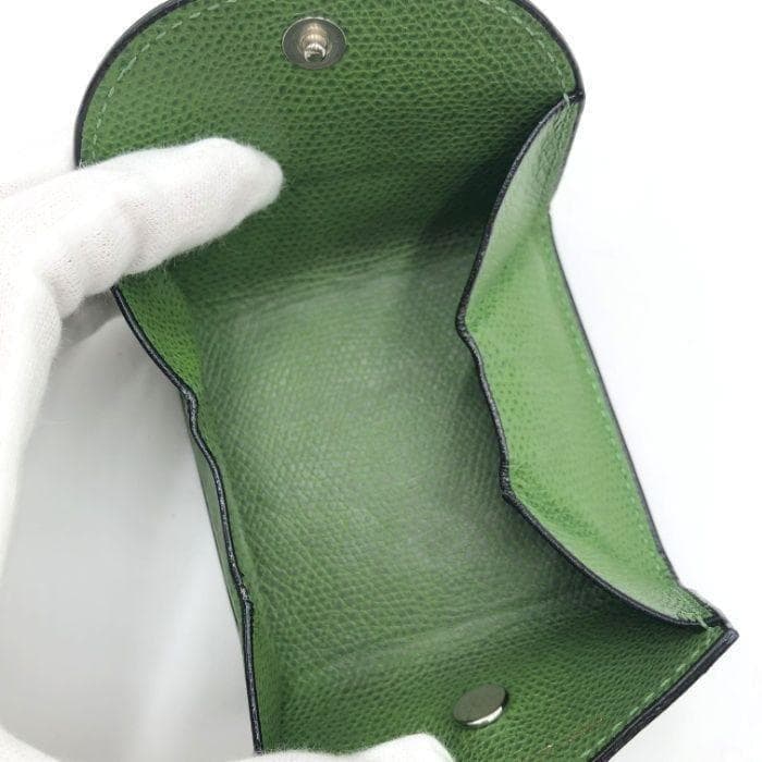 ヴァレクストラ Valextra ケース 小銭入れ ミニ財布 グリーン 緑