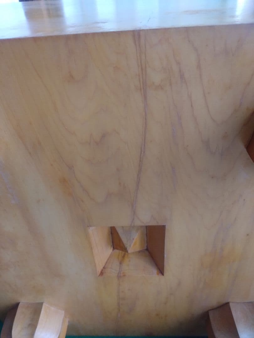 値下げ【囲碁】国産本榧　極厚　8寸碁盤＋本蛤、那智黒28号付き