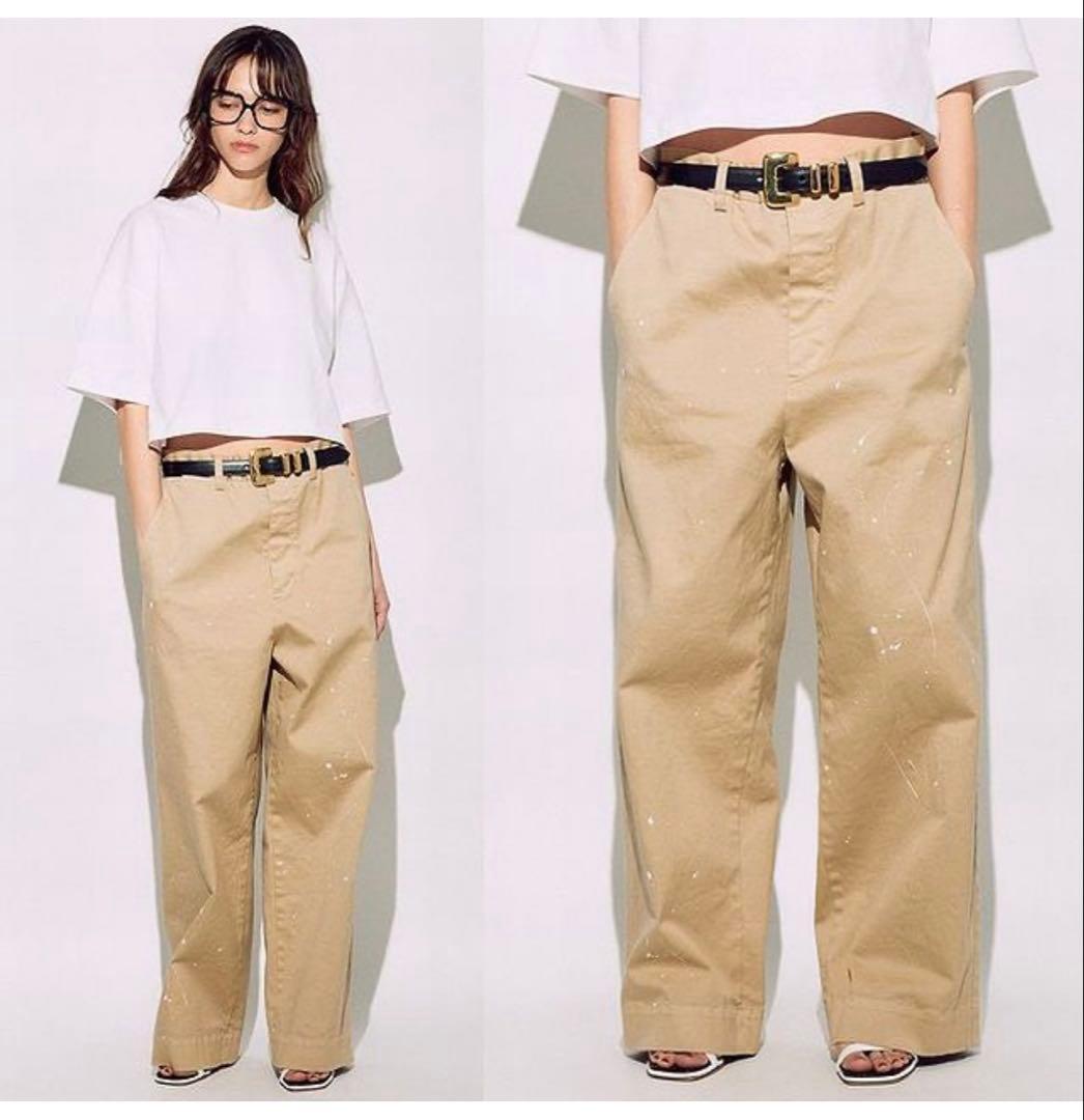 新品未使用 BRILL ブリル ペイントチノパンツ BEIGE 36 - メルカリ
