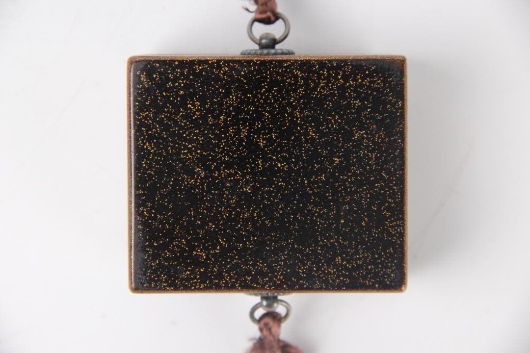 江戸　明治　時代 鶴松梅蒔絵重香合　小箱 梨地 漆器 EM19-9