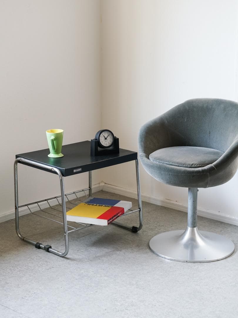 70-80's SHARP vintage アイアンフレーム サイドテーブル