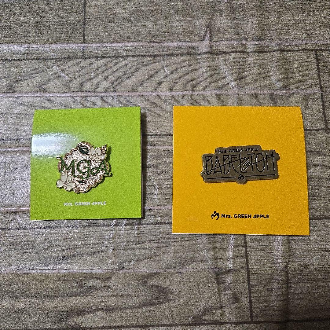 Mrs. GREEN APPLE ピンバッジ 2点 - メルカリ