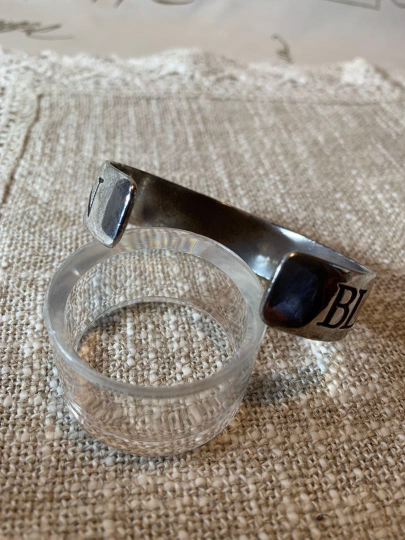 ヒステリックグラマー　925シルバーバングル　 BLANK GENERATION