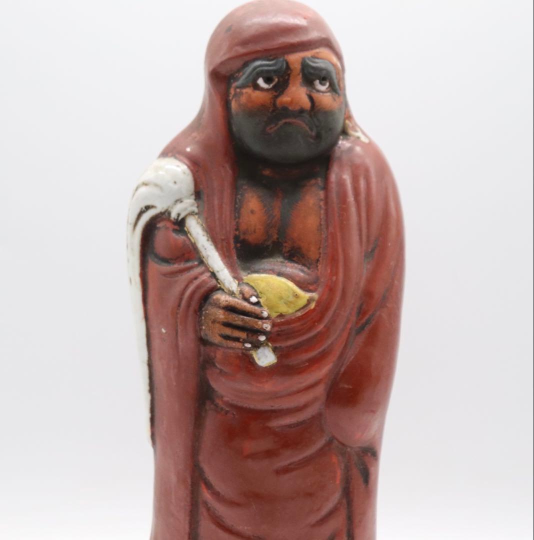 時代　九谷　焼達磨　置物　送料込み250826