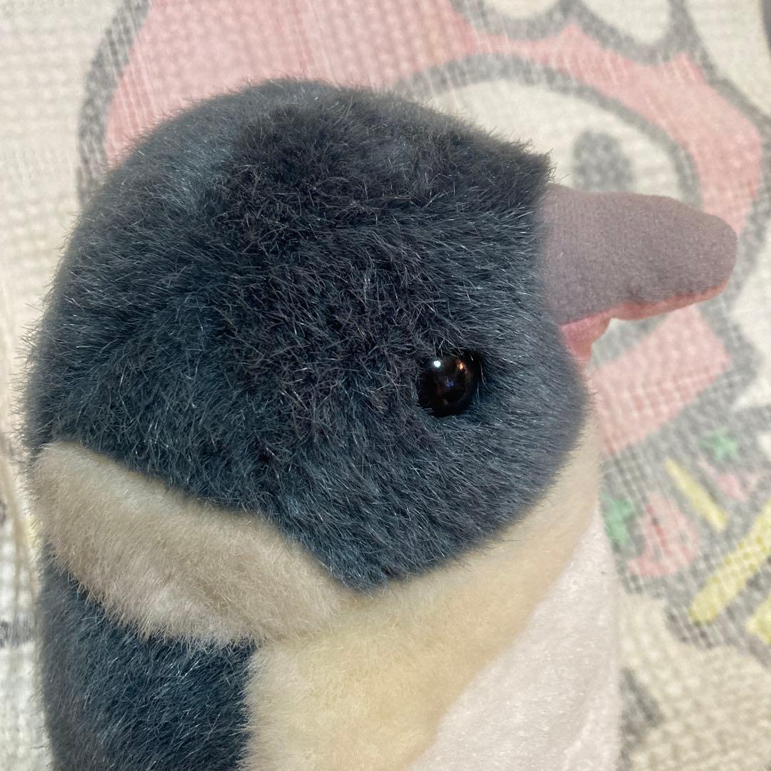 平成レトロ　CUE CLUB ペンギン　ぬいぐるみ　中古品　1990