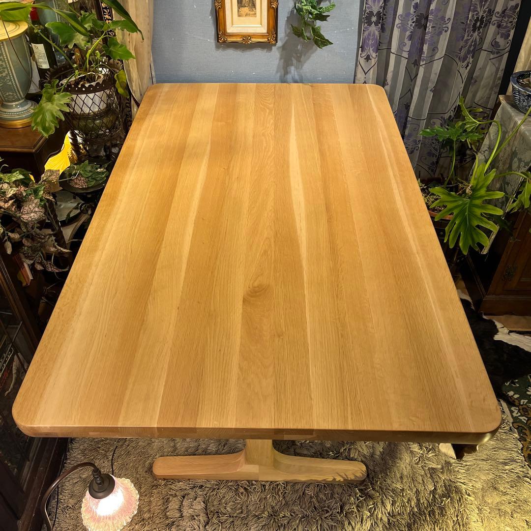 カリモク　オークソリッド　ダイニングテーブル ピュアオーク