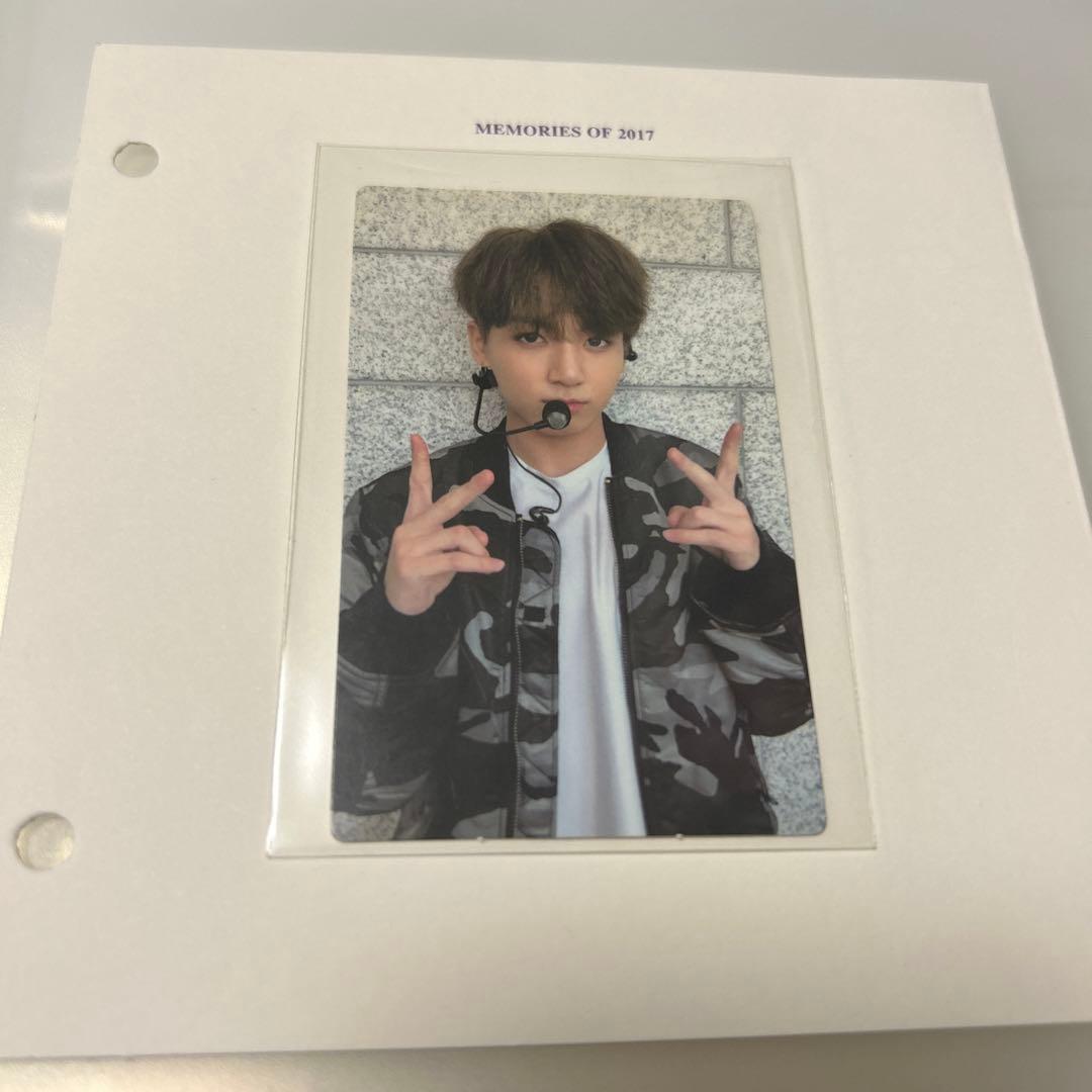 BTS メモリーズ 2017 Blu-ray トレカ V BTS V Photocard Memories of