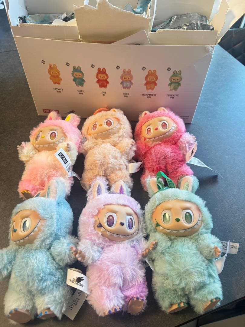 la bubu 3.0ぬいぐるみ 6体セット