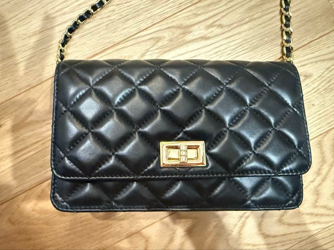 東京百花キルティングウォレットショルダーバッグ