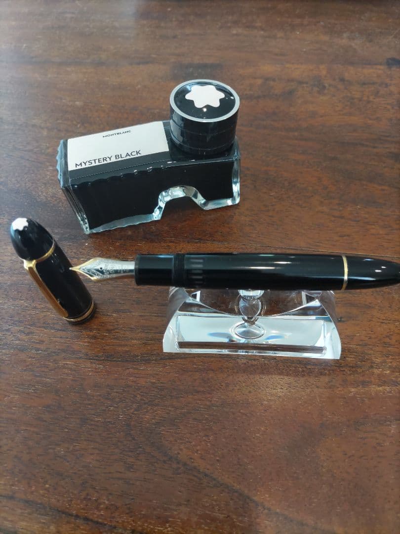 モンブラン149　Fニブ　細字 18K ミステリーブラック 新品インク付属 モンブラン149 Fニブ 細字 18K ミステリーブラック 新品インク付属