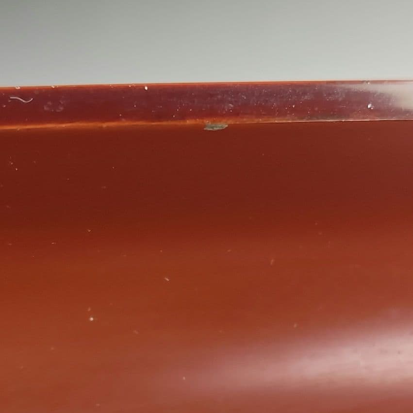 ウ292 莨盆『塗師 川瀬表完作』『行李蓋 真塗 煙草盆 共箱』漆塗 注文