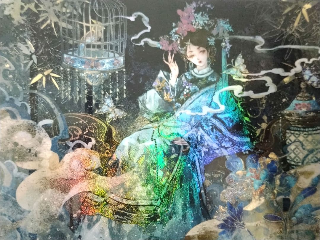 J415＃瓷器系列(霓虹光)玉玉卿切り売り海外人物マステ女の子