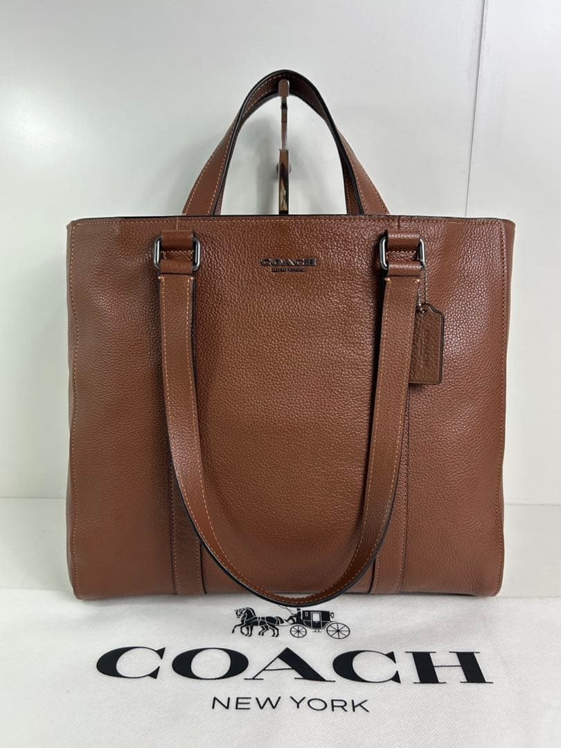 ✅【極美品】定価10万　メンテ済み　コーチ　トートバッグ　COACH ビジネス