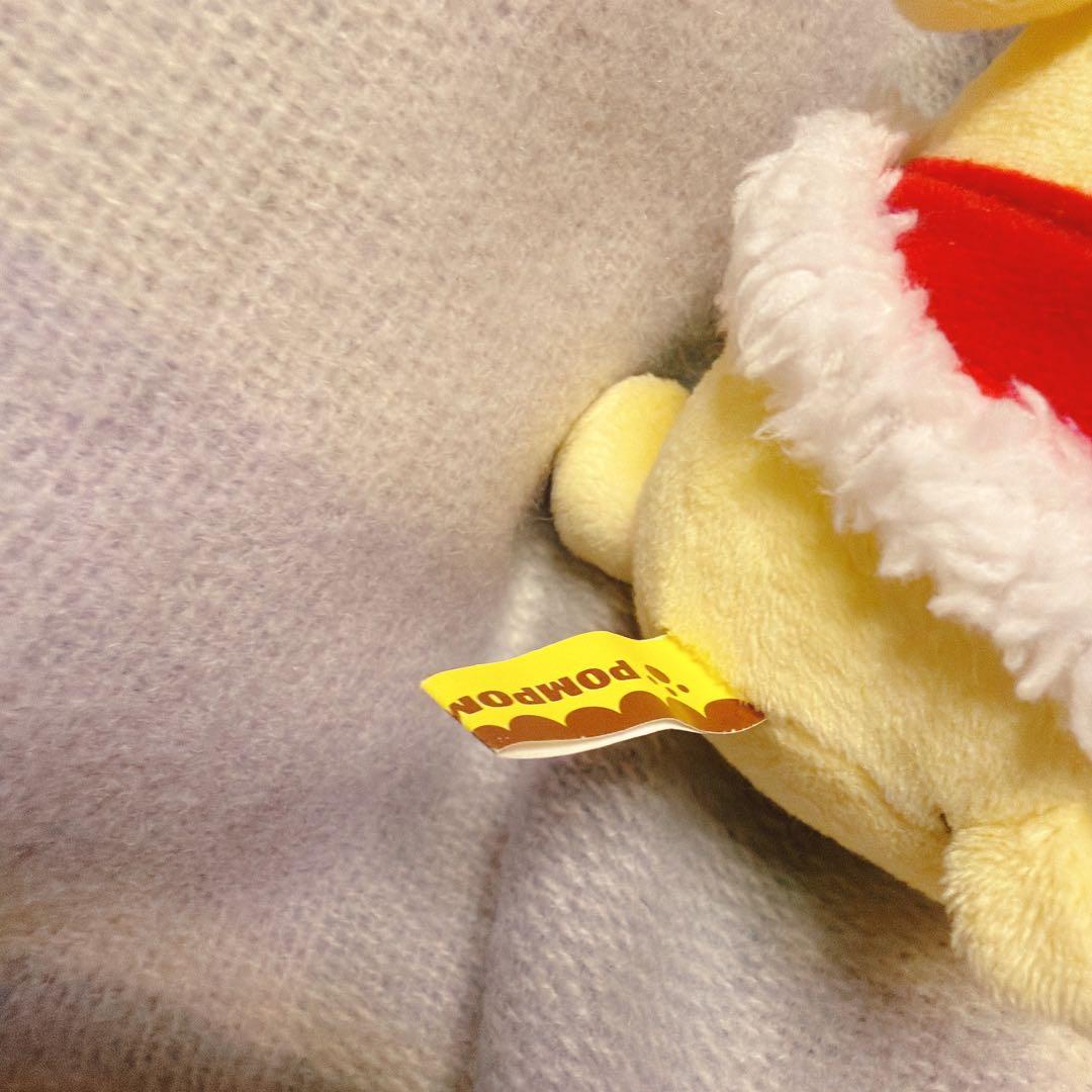 ポムポムプリンカフェ　マスコット　リース持ってる