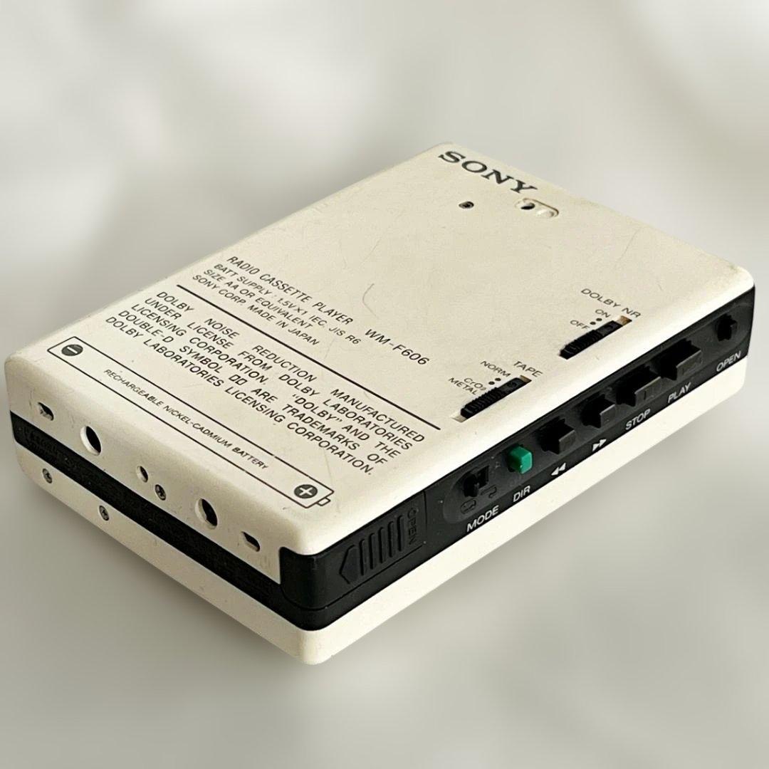 通電OK SONY WM-FX606 白 ウォークマン ソニー ジャンク - メルカリ