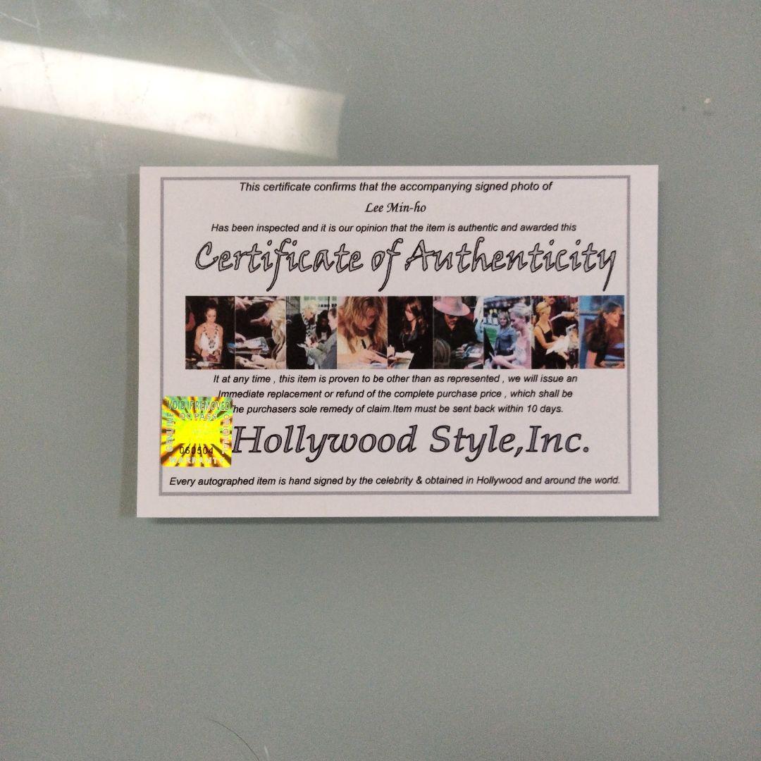 セール中…イ・ミンホ直筆サイン入り大型写真…Lee Min-ho…花より男子…⑧