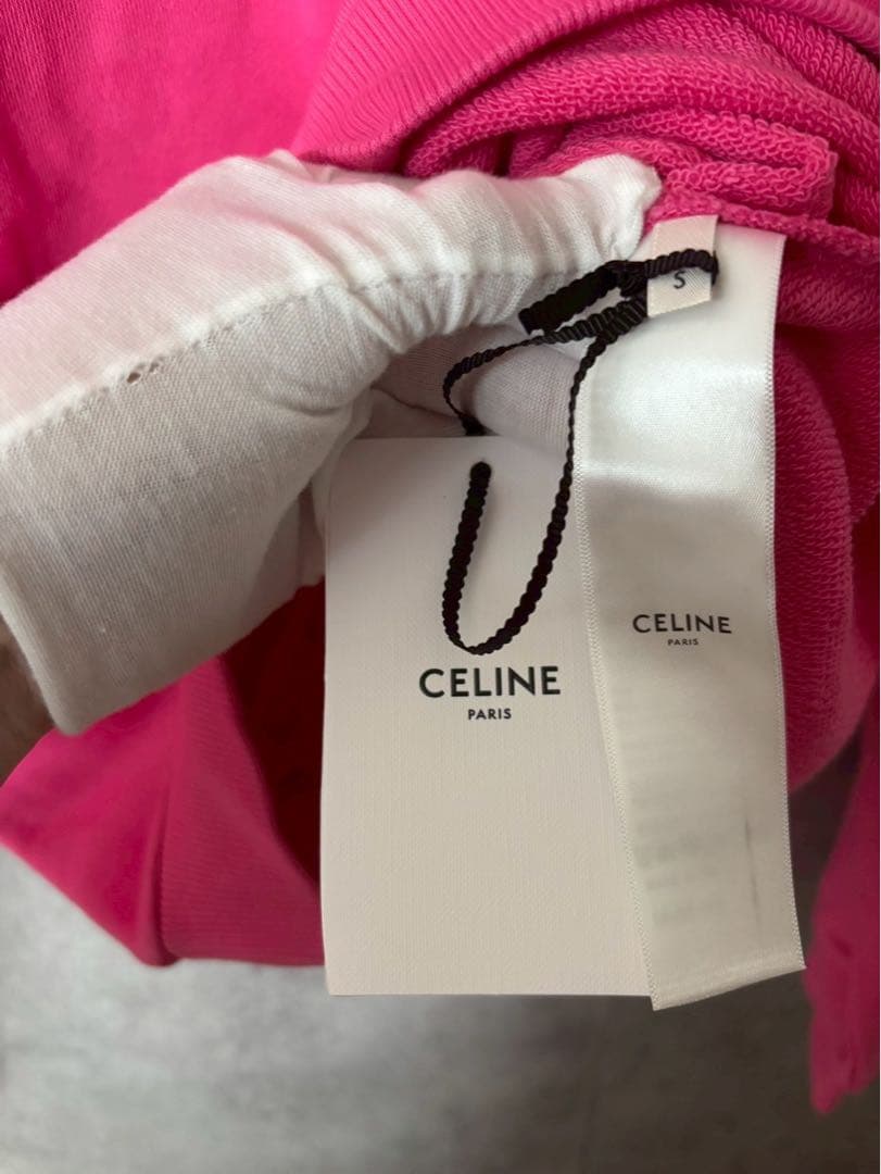 セリーヌ CELINE　ミニロゴルーズフーディー プルオーバー パーカー