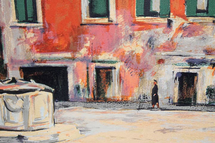 荻須高徳 【ラファエル広場】 リトグラフ S115927481 - 版画新 デザイン