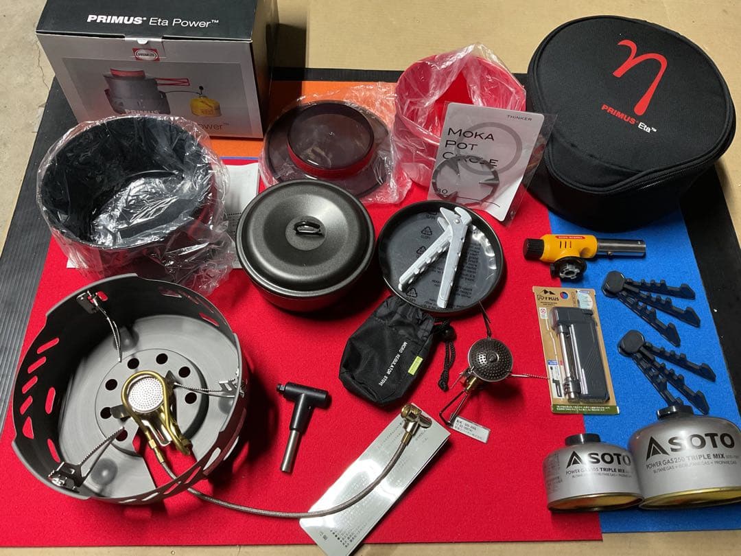 希少品PRIMUS Eta Power EF新品+新品ツンドラ3ミニブラック他