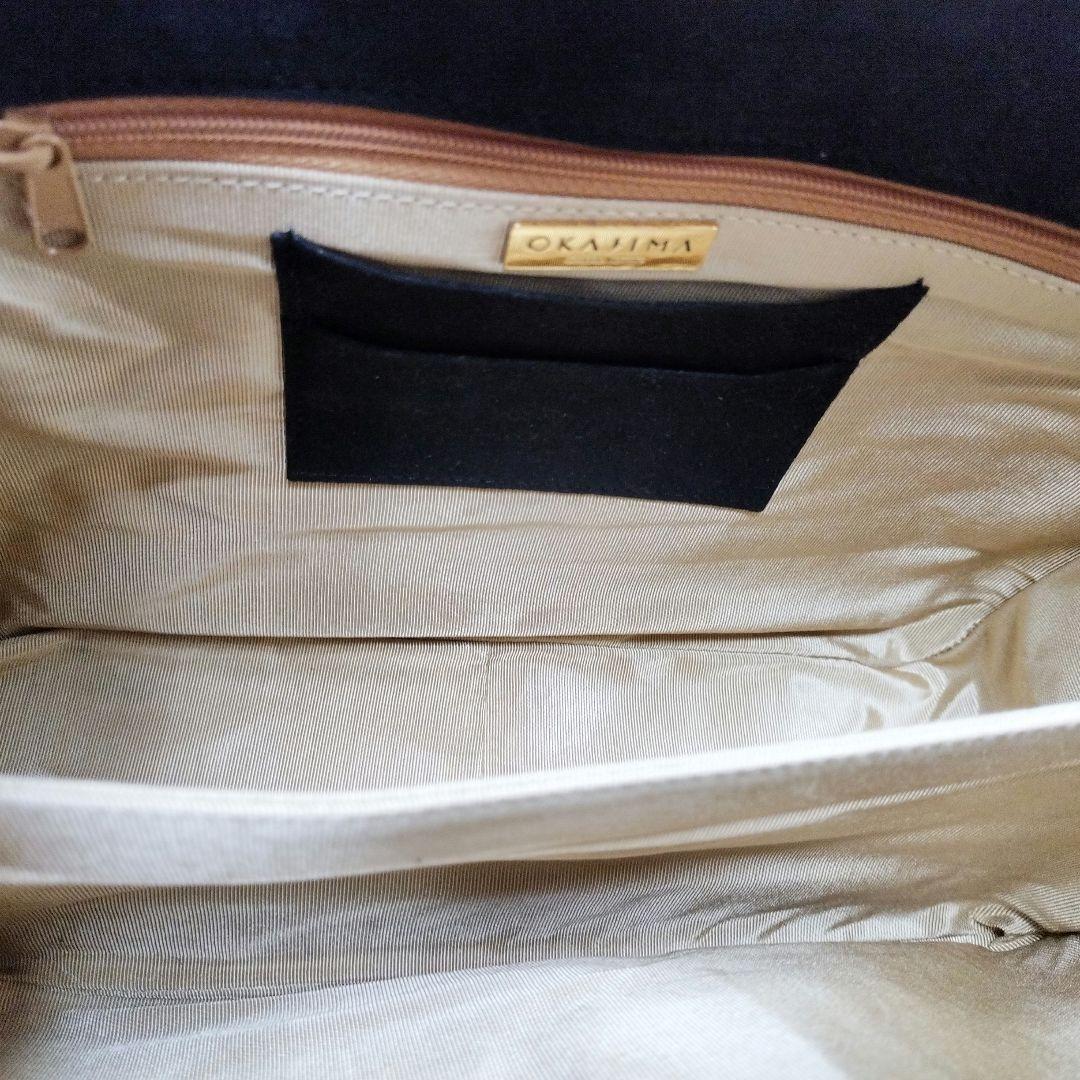 皇室御用達　OKAJIMA 岡重　正絹　和装バッグ　美品