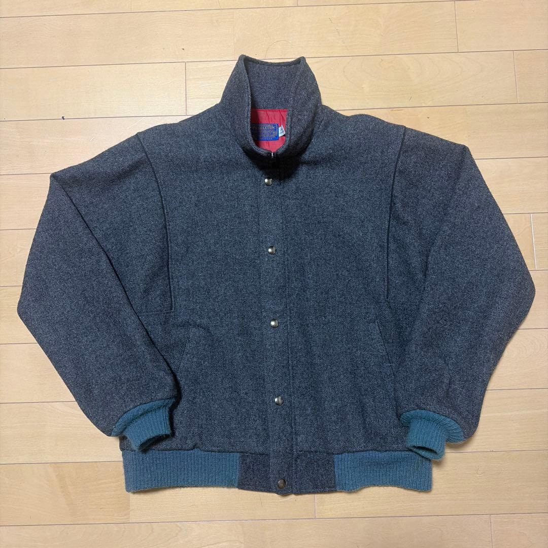 70s PENDLETON ウールジャケット　ブルゾン　Mサイズ　短丈　USA製