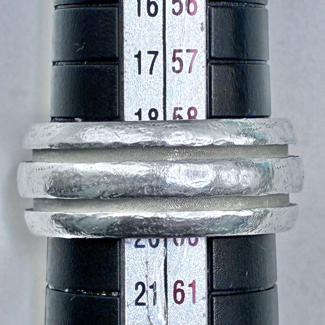 【大きいサイズ】ティファニー 19号 グルーブド　ダブルライン　リング　廃盤品