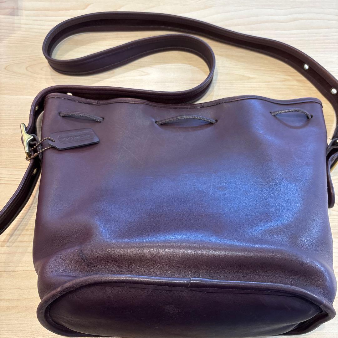 COACH ダークブラウン ショルダーバッグ