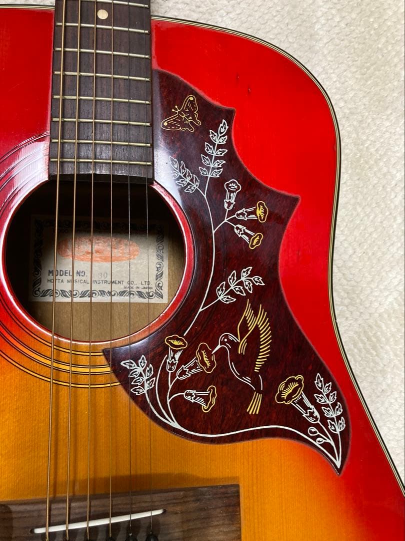 HOTTA JUSCALL NO.130 ハミングバード 日本製 ギター 低弦高