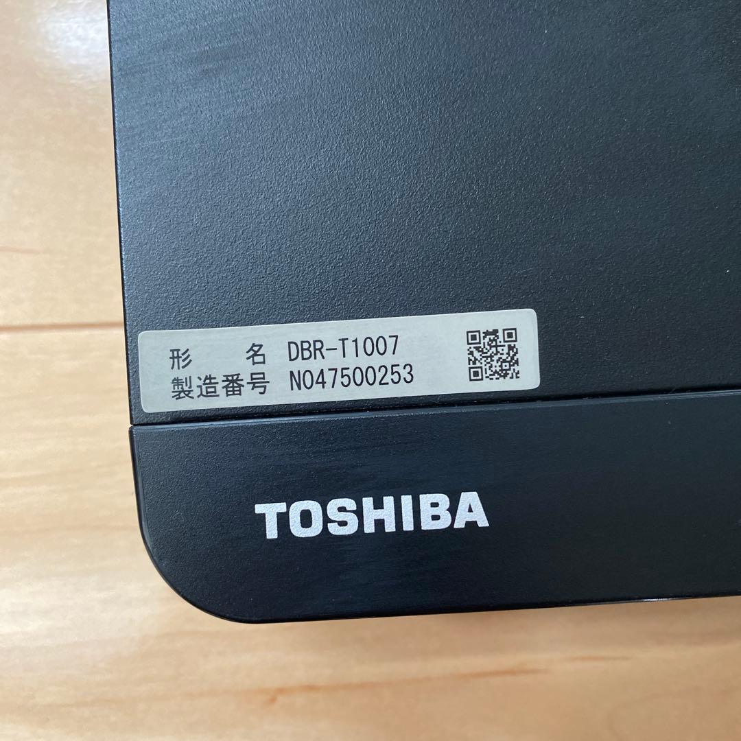 TOSHIBA DBR-T1007 DVDレコーダー 本体