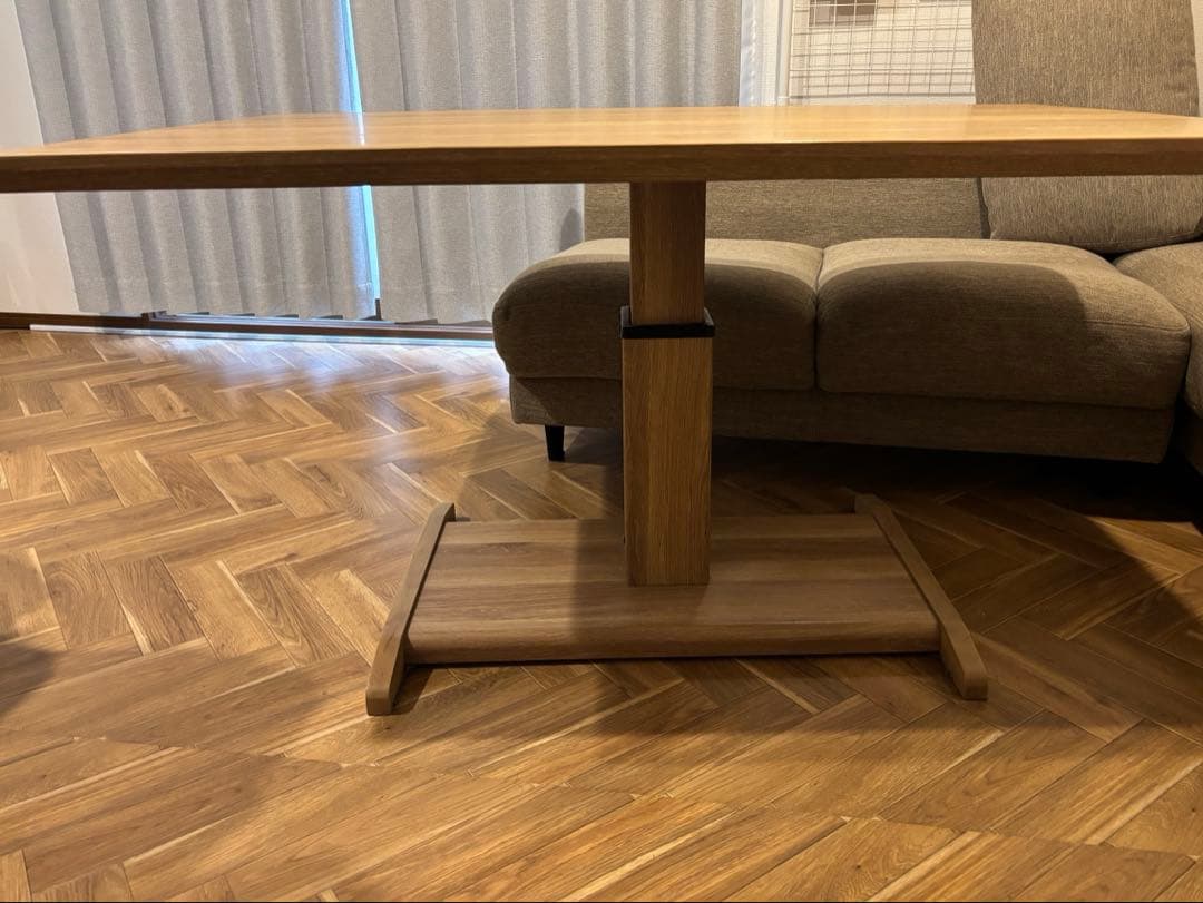 シギヤマ家具SAVONA II昇降式ダイニングテーブル 130