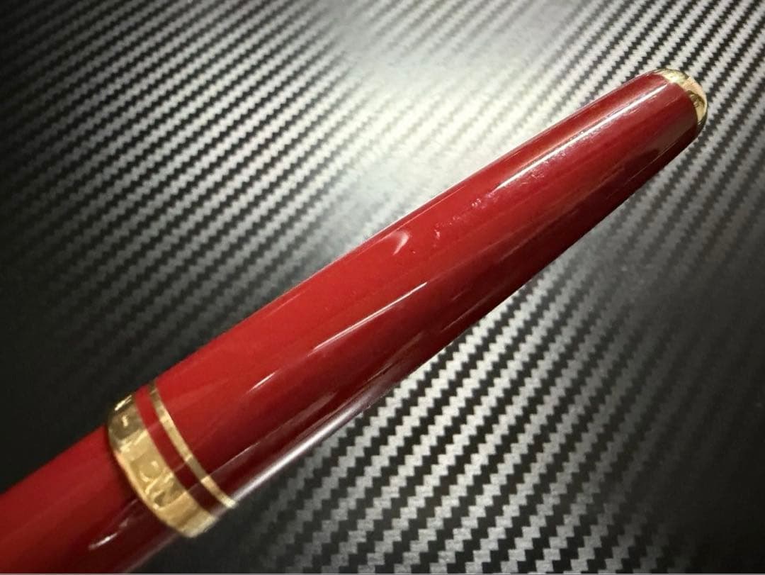 極美品 モンブラン ジェネレーション レッド F 細字 万年筆 - メルカリ