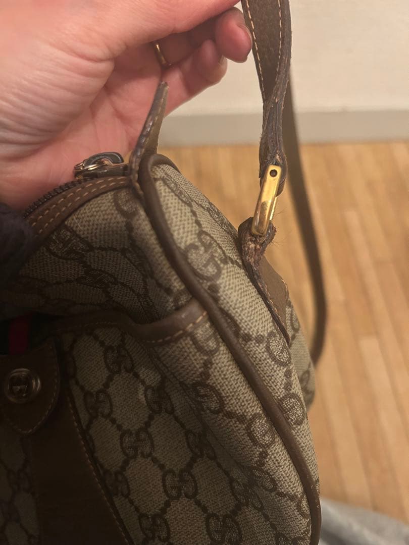 さおー　ショルダーバッグ ベージュ/ブラウン