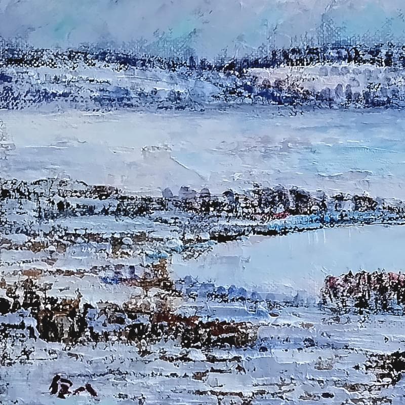 ☆伊藤伊八☆「 冬景色 (仮）」油絵　F6号