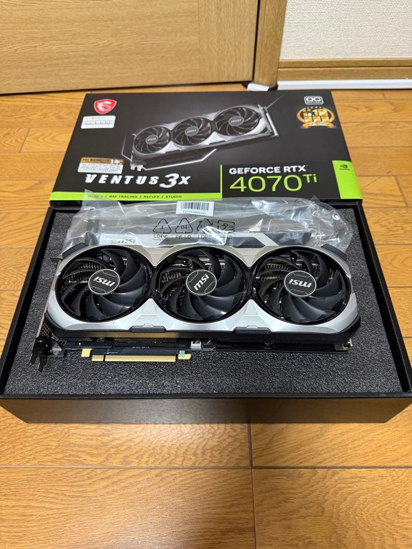 グラフィックボード・グラボ・ビデオカード MSI GEFORCE RTX 4070 Ti VENTUS 3X msi_g407tv3x12c_geforce_rtx_40